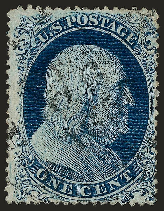 Cost of US Stamps Scott Cat. 19 - 1857 1c Franklin. Robert Siegel Auction Galleries, Oct 2008, Sale 963, Lot 297