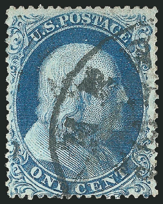 Values of US Stamp Scott # 19: 1c 1857 Franklin. Robert Siegel Auction Galleries, Oct 2010, Sale 997, Lot 5218