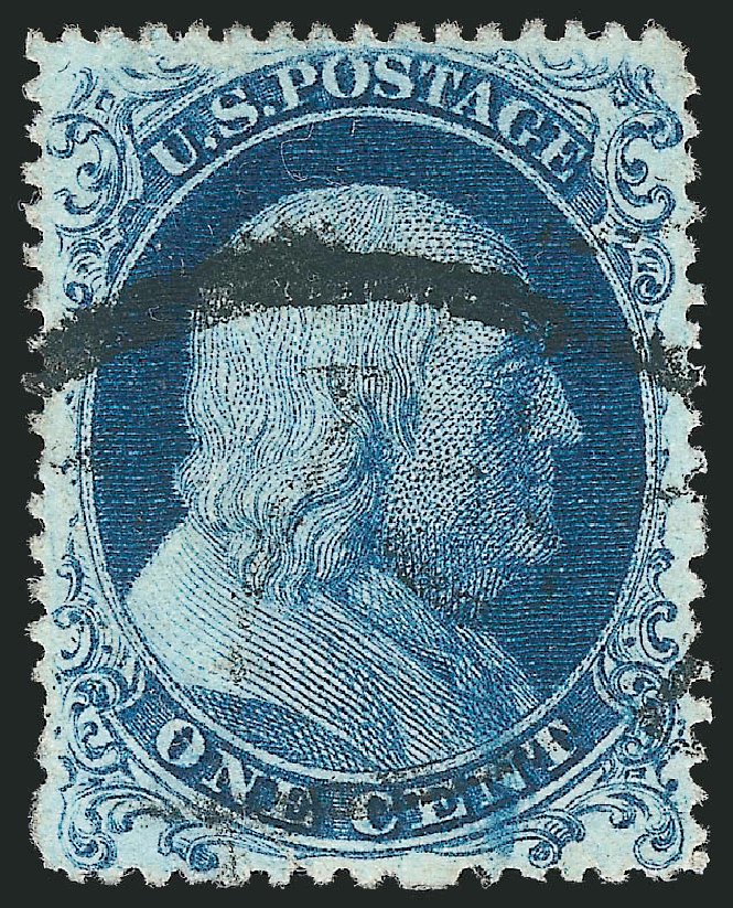 Values of US Stamps Scott # 19 - 1857 1c Franklin. Robert Siegel Auction Galleries, Mar 2011, Sale 1006, Lot 1101