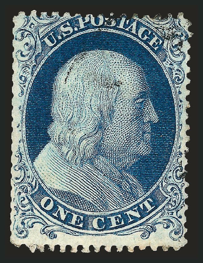 Prices of US Stamp Scott Catalog #19: 1857 1c Franklin. Robert Siegel Auction Galleries, Sep 2008, Sale 962, Lot 2261