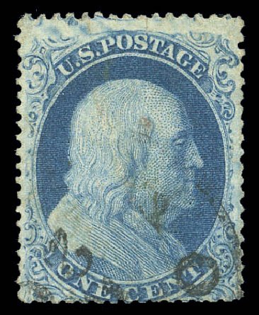 Price of US Stamps Scott Cat. # 19: 1c 1857 Franklin. Matthew Bennett International, Sep 2010, Sale 333, Lot 3375