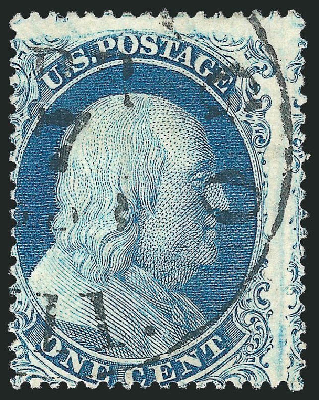 Price of US Stamps Scott # 19: 1857 1c Franklin. Robert Siegel Auction Galleries, Mar 2011, Sale 1006, Lot 1105