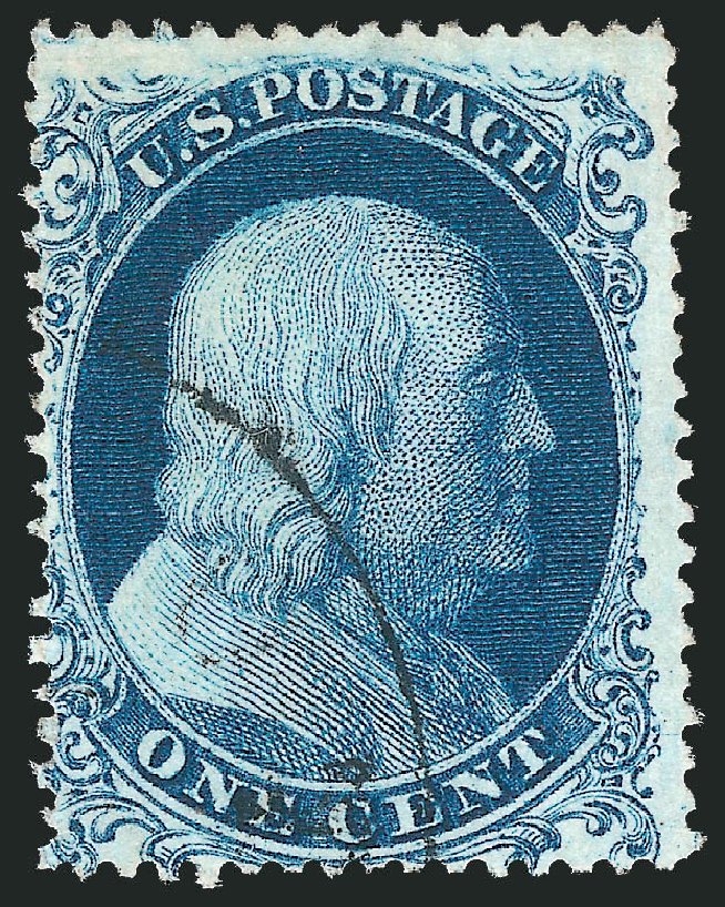 Price of US Stamp Scott Cat. # 19: 1c 1857 Franklin. Robert Siegel Auction Galleries, Oct 2011, Sale 1014, Lot 1083