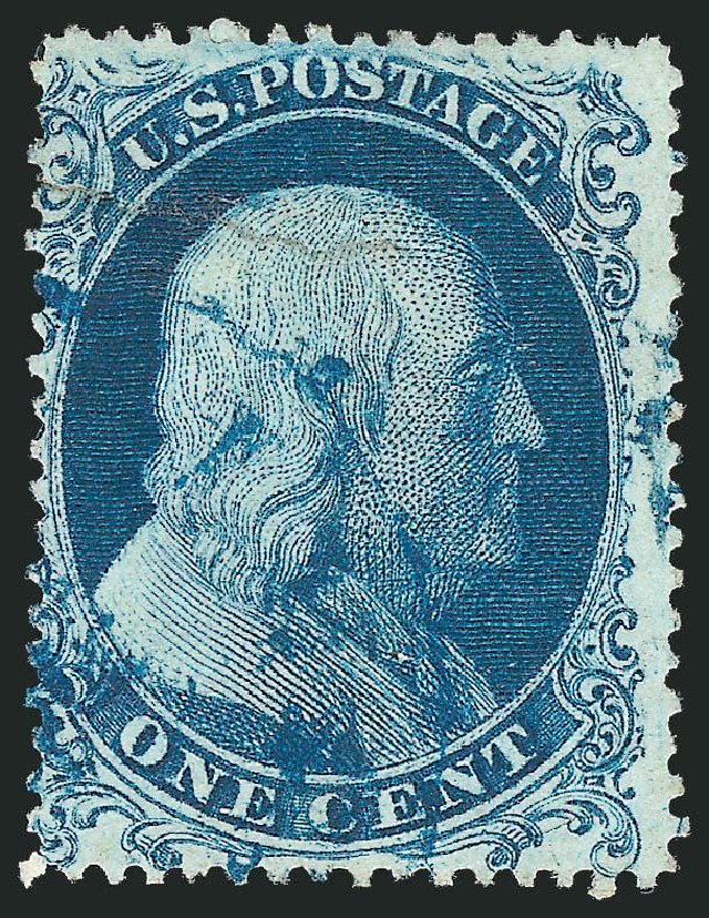 Cost of US Stamp Scott #19 - 1857 1c Franklin. Robert Siegel Auction Galleries, Mar 2011, Sale 1006, Lot 1106