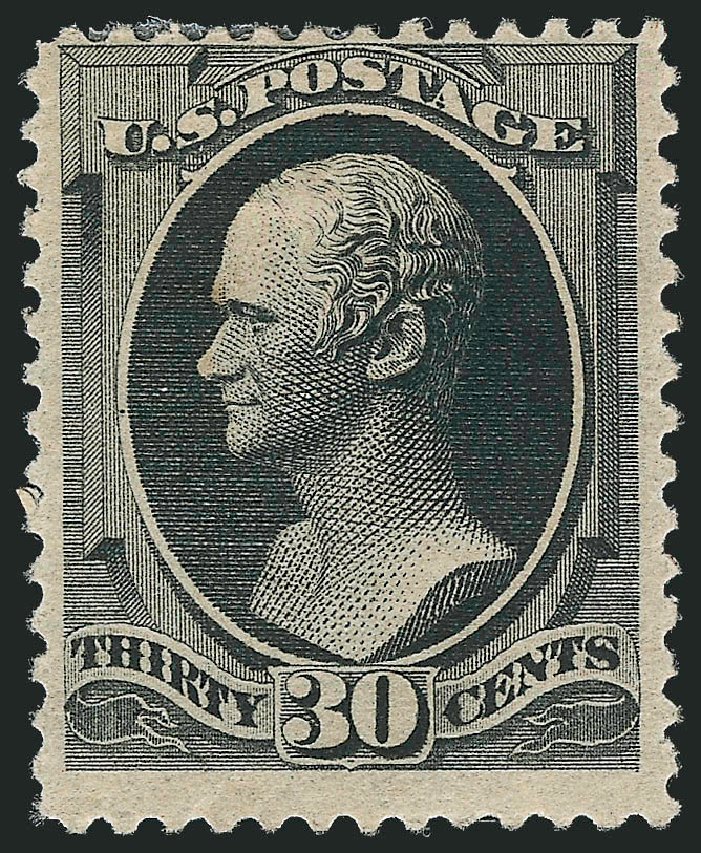 Costs of US Stamps Scott Catalogue #190: 1879 30c Hamilton. Robert Siegel Auction Galleries, Mar 2012, Sale 1021, Lot 417