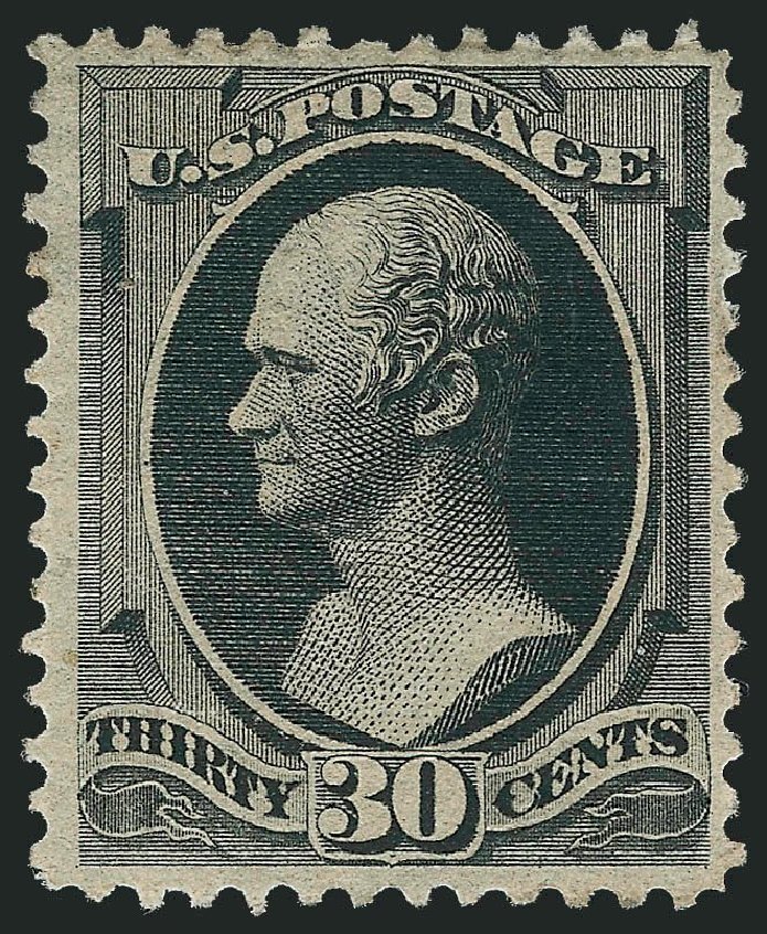Price of US Stamps Scott Catalogue 190 - 1879 30c Hamilton. Robert Siegel Auction Galleries, Nov 2013, Sale 1061, Lot 3627