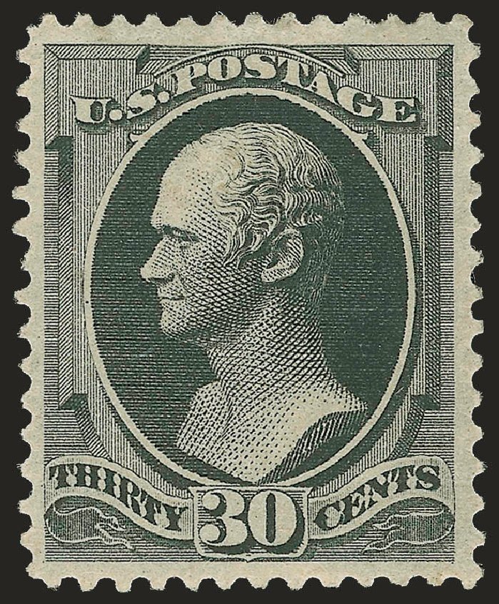 Value of US Stamps Scott 190 - 1879 30c Hamilton. Robert Siegel Auction Galleries, Oct 2008, Sale 963, Lot 807
