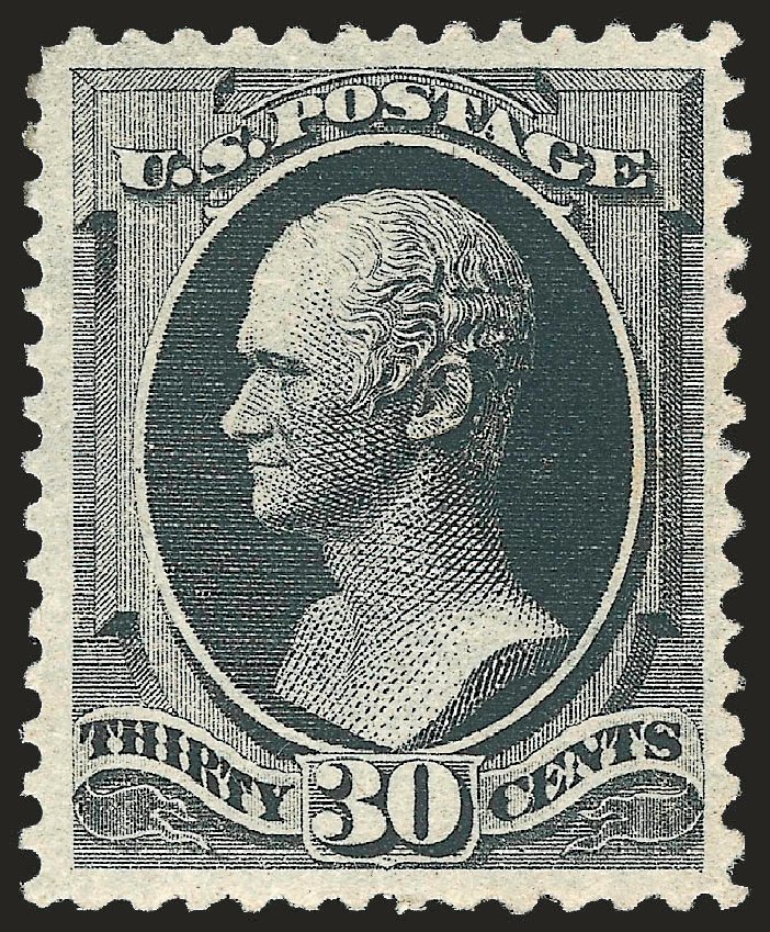 US Stamps Price Scott #190 - 30c 1879 Hamilton. Robert Siegel Auction Galleries, Dec 2009, Sale 982, Lot 5497