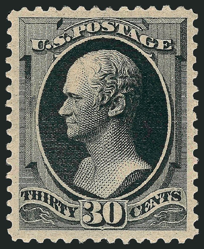 Costs of US Stamp Scott Catalogue #190 - 1879 30c Hamilton. Robert Siegel Auction Galleries, Dec 2008, Sale 967, Lot 4308