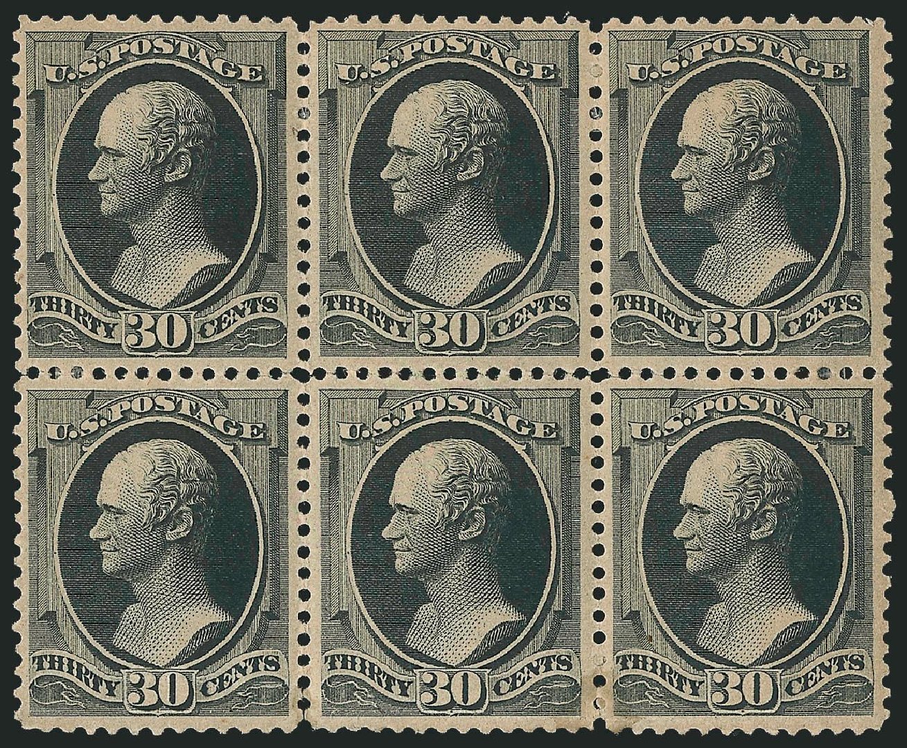 Values of US Stamp Scott #190 - 30c 1879 Hamilton. Robert Siegel Auction Galleries, Mar 2014, Sale 1067, Lot 1179