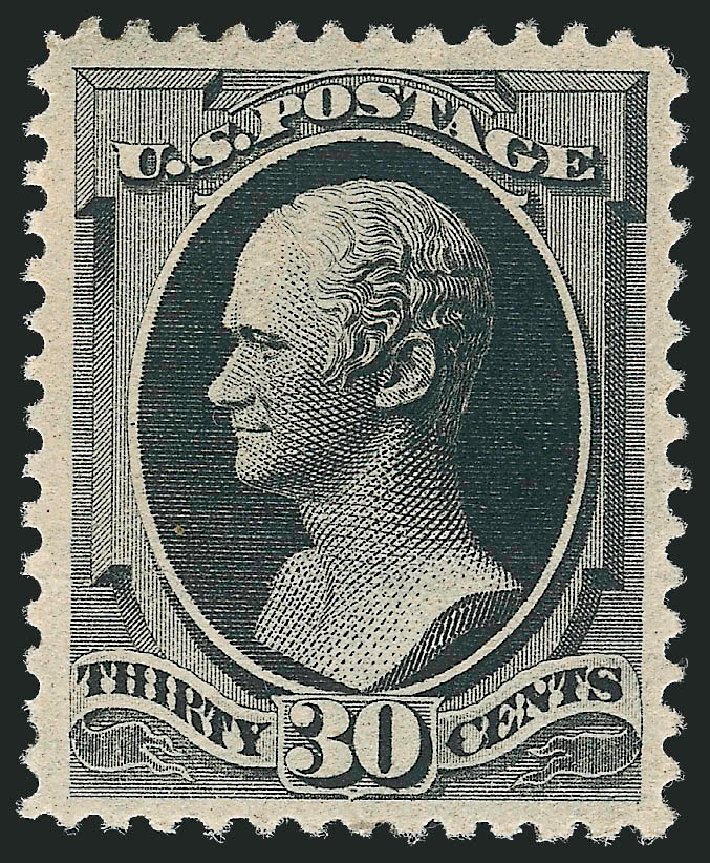 Value of US Stamp Scott Catalog #190 - 1879 30c Hamilton. Robert Siegel Auction Galleries, Oct 2010, Sale 997, Lot 5609
