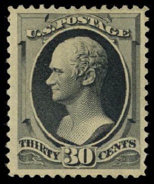 Cost of US Stamp Scott 190 - 30c 1879 Hamilton. Daniel Kelleher Auctions, Dec 2014, Sale 661, Lot 170