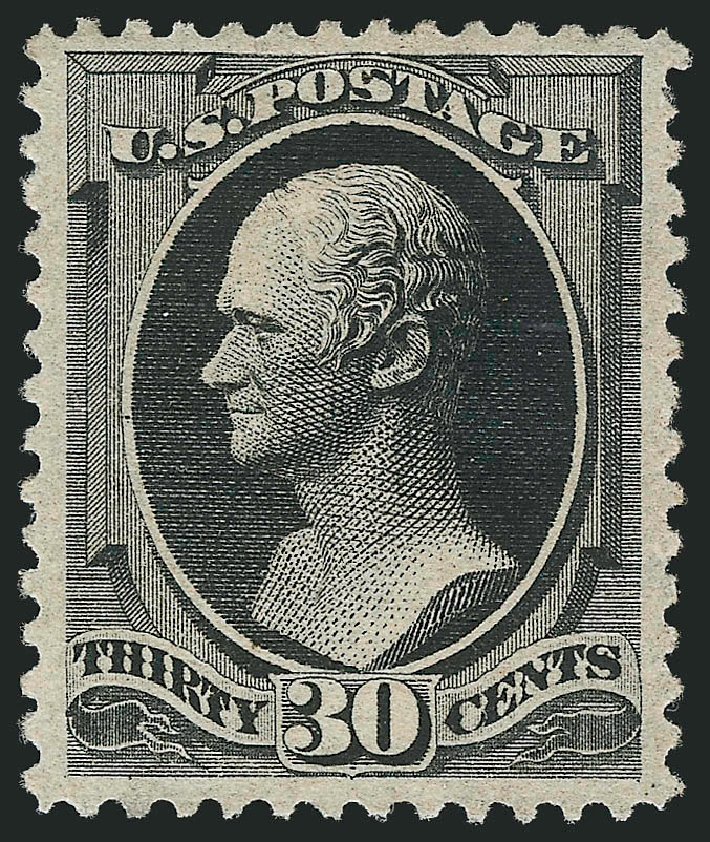 Values of US Stamps Scott Catalog 190 - 1879 30c Hamilton. Robert Siegel Auction Galleries, Apr 2015, Sale 1096, Lot 340