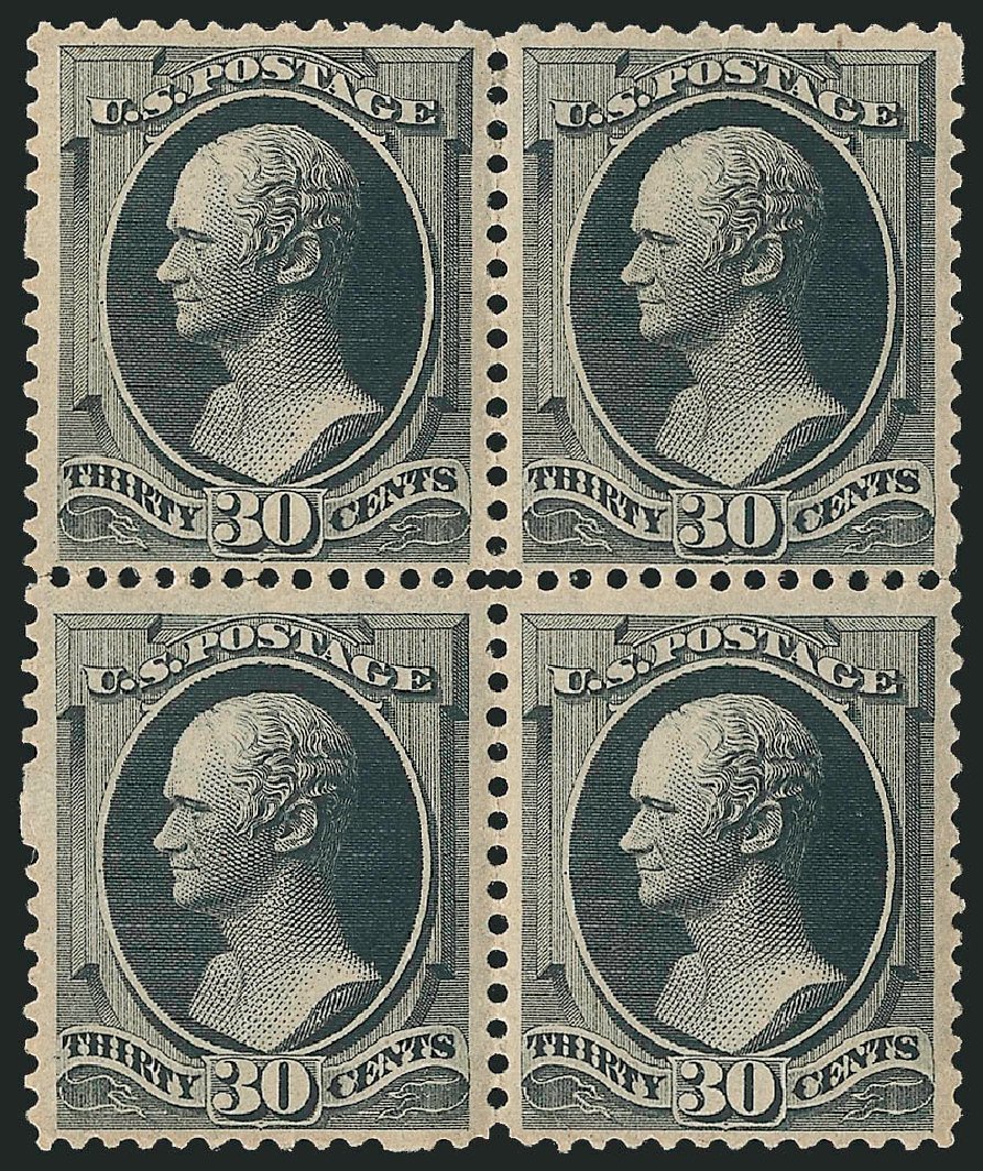 Values of US Stamps Scott Catalog #190: 1879 30c Hamilton. Robert Siegel Auction Galleries, Apr 2015, Sale 1096, Lot 341