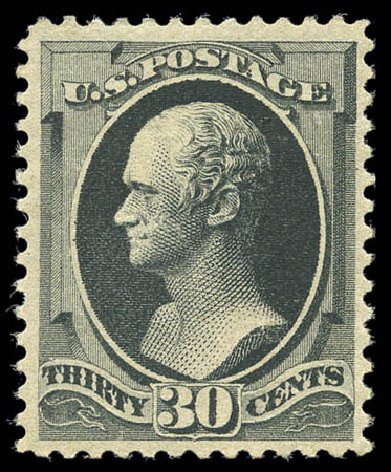Values of US Stamp Scott #190: 30c 1879 Hamilton. Matthew Bennett International, Sep 2010, Sale 331, Lot 544