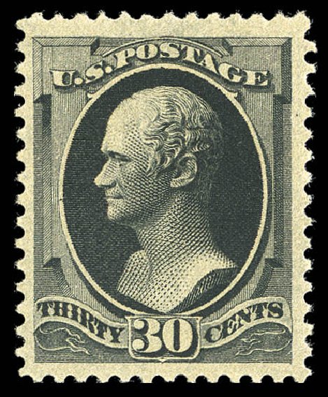 Costs of US Stamp Scott Catalogue 190 - 30c 1879 Hamilton. Matthew Bennett International, Sep 2012, Sale 345, Lot 224