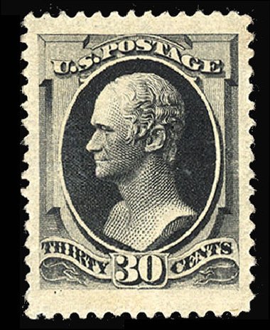 Costs of US Stamp Scott Catalogue #190: 30c 1879 Hamilton. Cherrystone Auctions, Apr 2012, Sale 201204, Lot 94