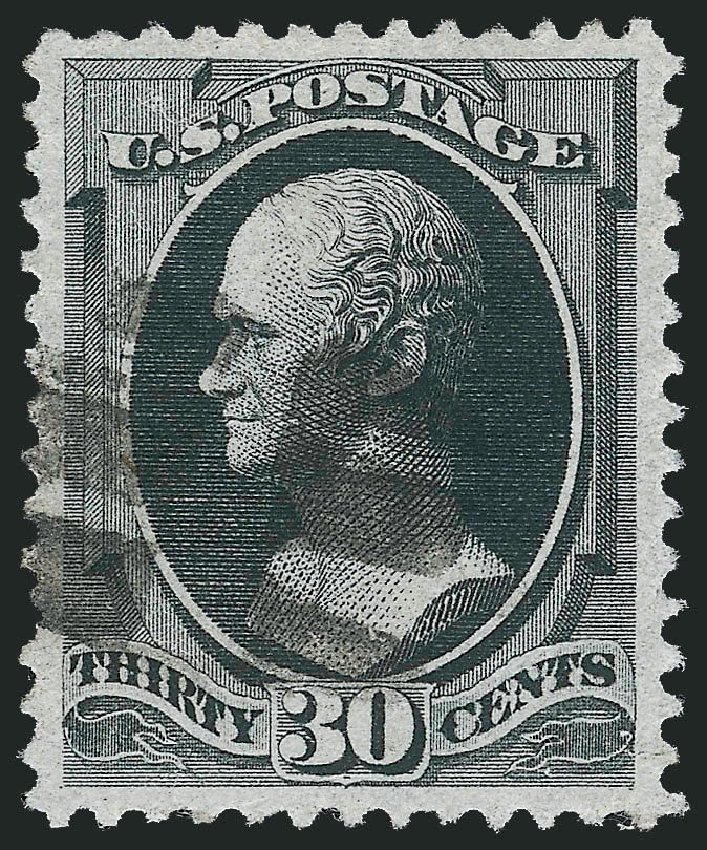 US Stamp Prices Scott Catalog 190: 30c 1879 Hamilton. Robert Siegel Auction Galleries, Jul 2013, Sale 1050, Lot 314