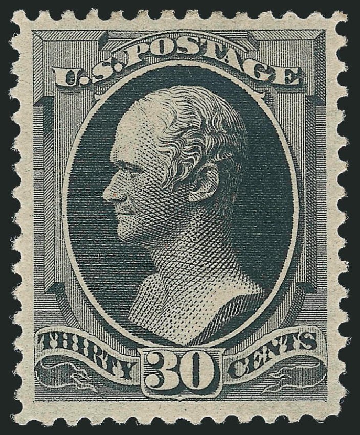 US Stamps Values Scott Catalogue 190: 30c 1879 Hamilton. Robert Siegel Auction Galleries, Sep 2009, Sale 976, Lot 1614