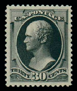 Price of US Stamps Scott Catalog 190 - 30c 1879 Hamilton. Matthew Bennett International, Oct 2007, Sale 322, Lot 2065