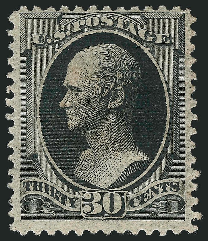 US Stamps Values Scott Cat. 190 - 1879 30c Hamilton. Robert Siegel Auction Galleries, Jun 2011, Sale 1011, Lot 555