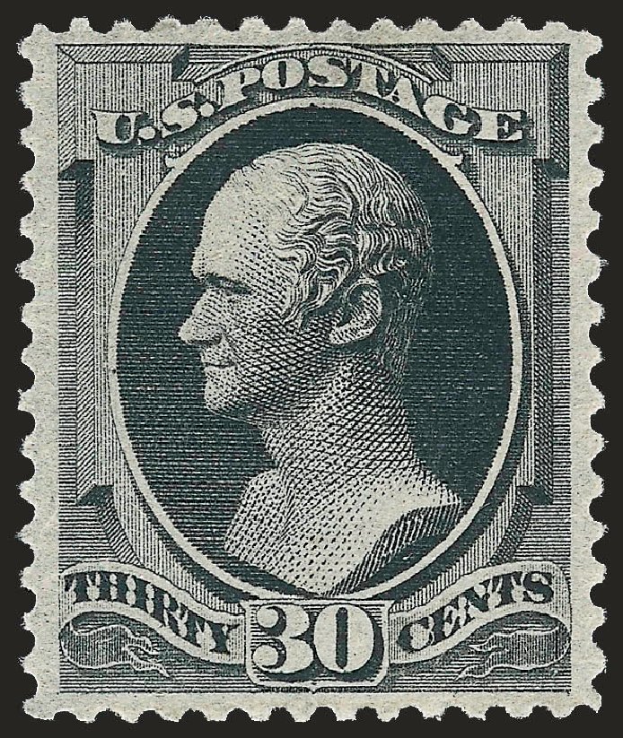 US Stamps Value Scott Catalog 190: 30c 1879 Hamilton. Robert Siegel Auction Galleries, Dec 2009, Sale 982, Lot 5495