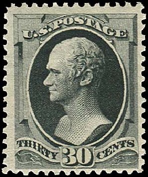 Values of US Stamp Scott Cat. #190 - 1879 30c Hamilton. Regency-Superior, Jan 2015, Sale 109, Lot 842