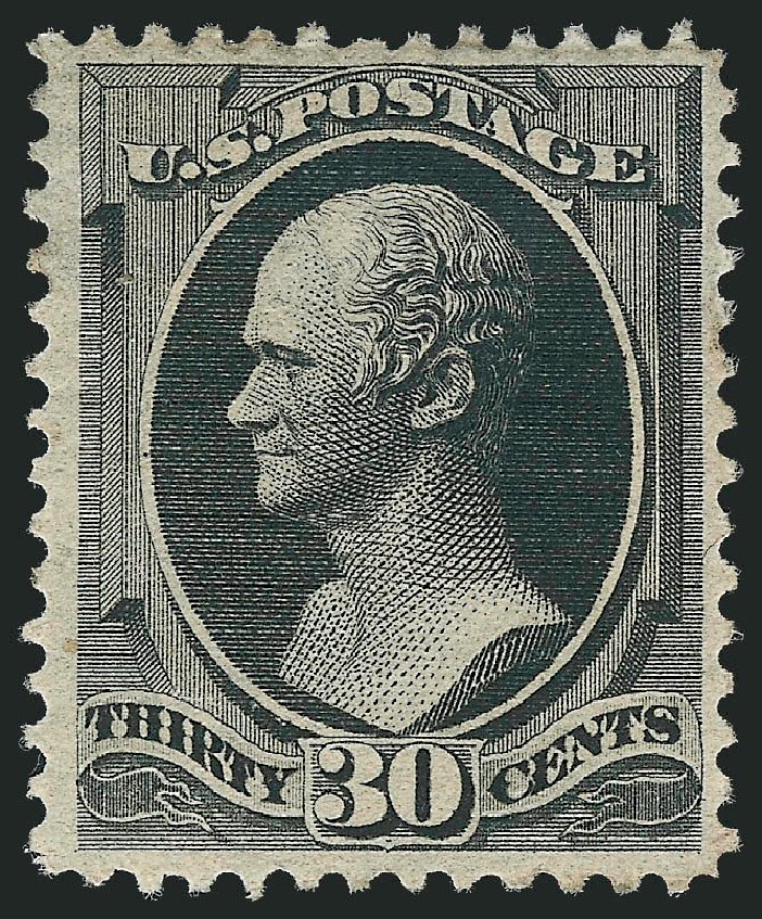 US Stamps Price Scott # 190 - 30c 1879 Hamilton. Robert Siegel Auction Galleries, Oct 2011, Sale 1014, Lot 1422