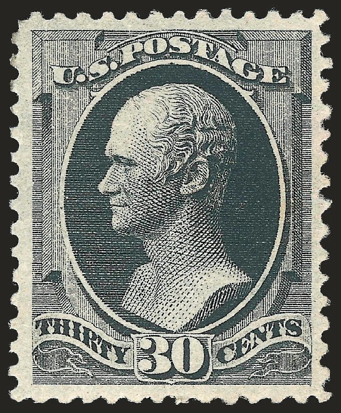 Cost of US Stamps Scott Catalogue # 190 - 30c 1879 Hamilton. Robert Siegel Auction Galleries, Jun 2009, Sale 975, Lot 1432