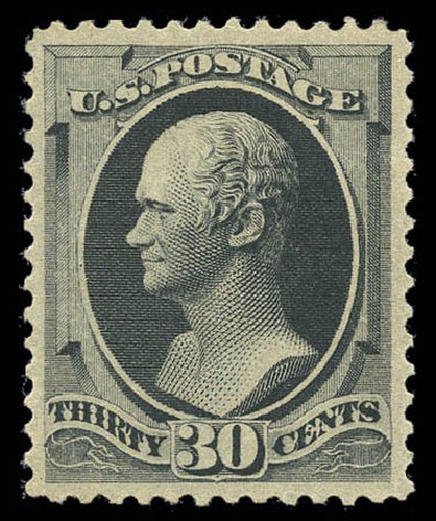 US Stamps Prices Scott Catalog # 190 - 1879 30c Hamilton. Matthew Bennett International, Sep 2010, Sale 331, Lot 543