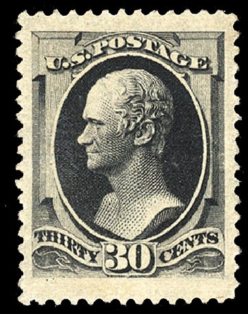 Prices of US Stamp Scott Cat. # 190 - 1879 30c Hamilton. Cherrystone Auctions, Jan 2010, Sale 201001, Lot 113