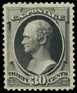 US Stamps Prices Scott Catalogue # 190 - 1879 30c Hamilton. Daniel Kelleher Auctions, Sep 2014, Sale 655, Lot 293