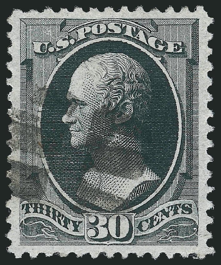US Stamps Prices Scott Catalog # 190 - 30c 1879 Hamilton. Robert Siegel Auction Galleries, Oct 2011, Sale 1014, Lot 1423