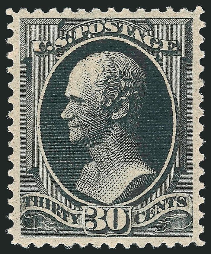 US Stamps Value Scott 190 - 1879 30c Hamilton. Robert Siegel Auction Galleries, Mar 2013, Sale 1040, Lot 1443