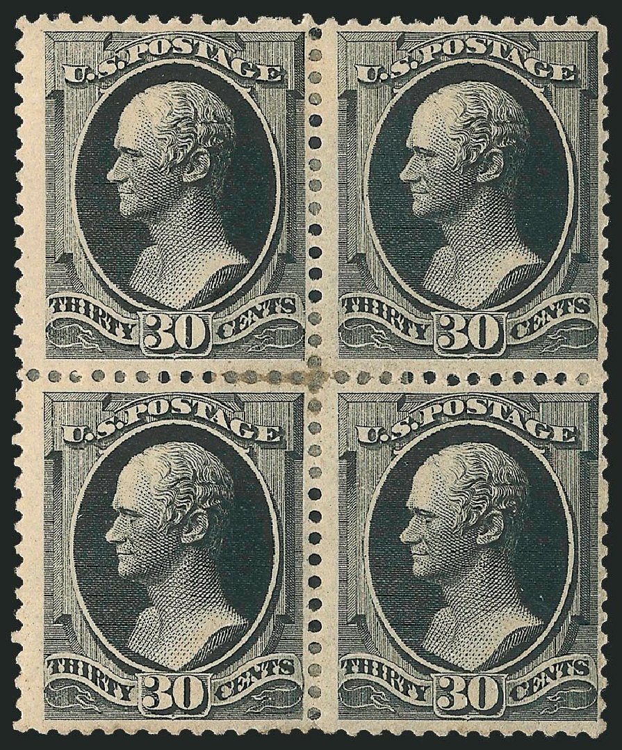 Price of US Stamps Scott Catalogue #190: 1879 30c Hamilton. Robert Siegel Auction Galleries, Jul 2013, Sale 1050, Lot 313
