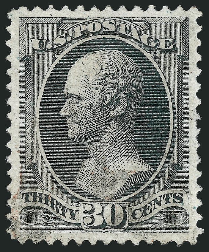 US Stamp Prices Scott Catalog # 190 - 1879 30c Hamilton. Robert Siegel Auction Galleries, Oct 2012, Sale 1032, Lot 3296