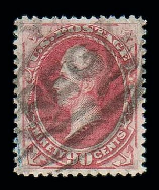 Costs of US Stamps Scott Catalog #191 - 1879 90c Perry. Matthew Bennett International, Jun 2007, Sale 319, Lot 1207