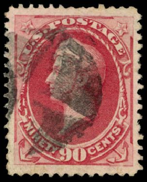 Cost of US Stamps Scott 191: 90c 1879 Perry. Daniel Kelleher Auctions, Mar 2014, Sale 648, Lot 2087