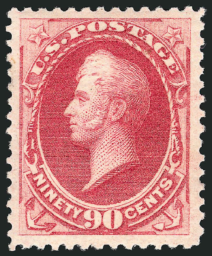 Value of US Stamp Scott Catalog # 191: 90c 1879 Perry. Robert Siegel Auction Galleries, Oct 2008, Sale 963, Lot 810