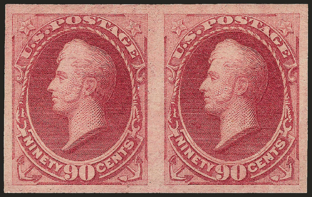 Price of US Stamp Scott Catalog #191: 90c 1879 Perry. Robert Siegel Auction Galleries, Dec 2008, Sale 967, Lot 4310