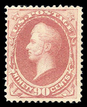 Prices of US Stamp Scott # 191 - 1879 90c Perry. Matthew Bennett International, Sep 2010, Sale 333, Lot 3591