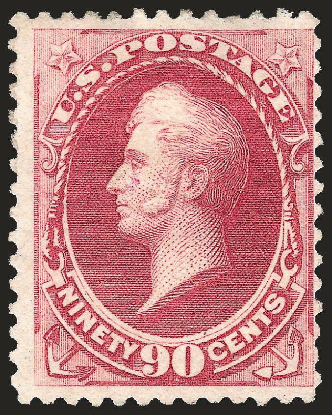 Value of US Stamp Scott Cat. 191: 90c 1879 Perry. Robert Siegel Auction Galleries, Sep 2008, Sale 962, Lot 2461