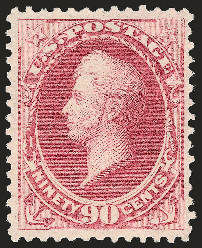 Price of US Stamps Scott Cat. 191: 1879 90c Perry. Robert Siegel Auction Galleries, Apr 2009, Sale 972, Lot 3191