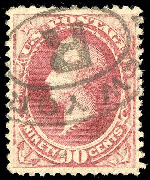 Price of US Stamp Scott Catalogue #191 - 90c 1879 Perry. Spink Shreves Galleries, May 2014, Sale 148, Lot 181