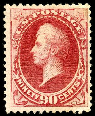 US Stamps Prices Scott Cat. 191 - 1879 90c Perry. Matthew Bennett International, May 2008, Sale 327, Lot 194