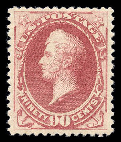 US Stamps Prices Scott Cat. #191 - 90c 1879 Perry. Matthew Bennett International, Sep 2010, Sale 331, Lot 545