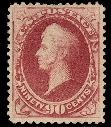 Values of US Stamp Scott #191: 1879 90c Perry. Cherrystone Auctions, Mar 2014, Sale 201403, Lot 35