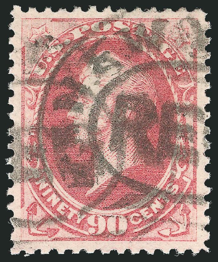 Cost of US Stamps Scott Cat. 191 - 1879 90c Perry. Robert Siegel Auction Galleries, Jul 2014, Sale 1077, Lot 155