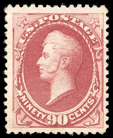 Value of US Stamp Scott #191: 90c 1879 Perry. Matthew Bennett International, Sep 2010, Sale 333, Lot 3592