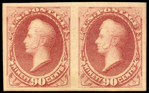 US Stamps Value Scott Cat. #191 - 1879 90c Perry. Matthew Bennett International, Apr 2008, Sale 326, Lot 173